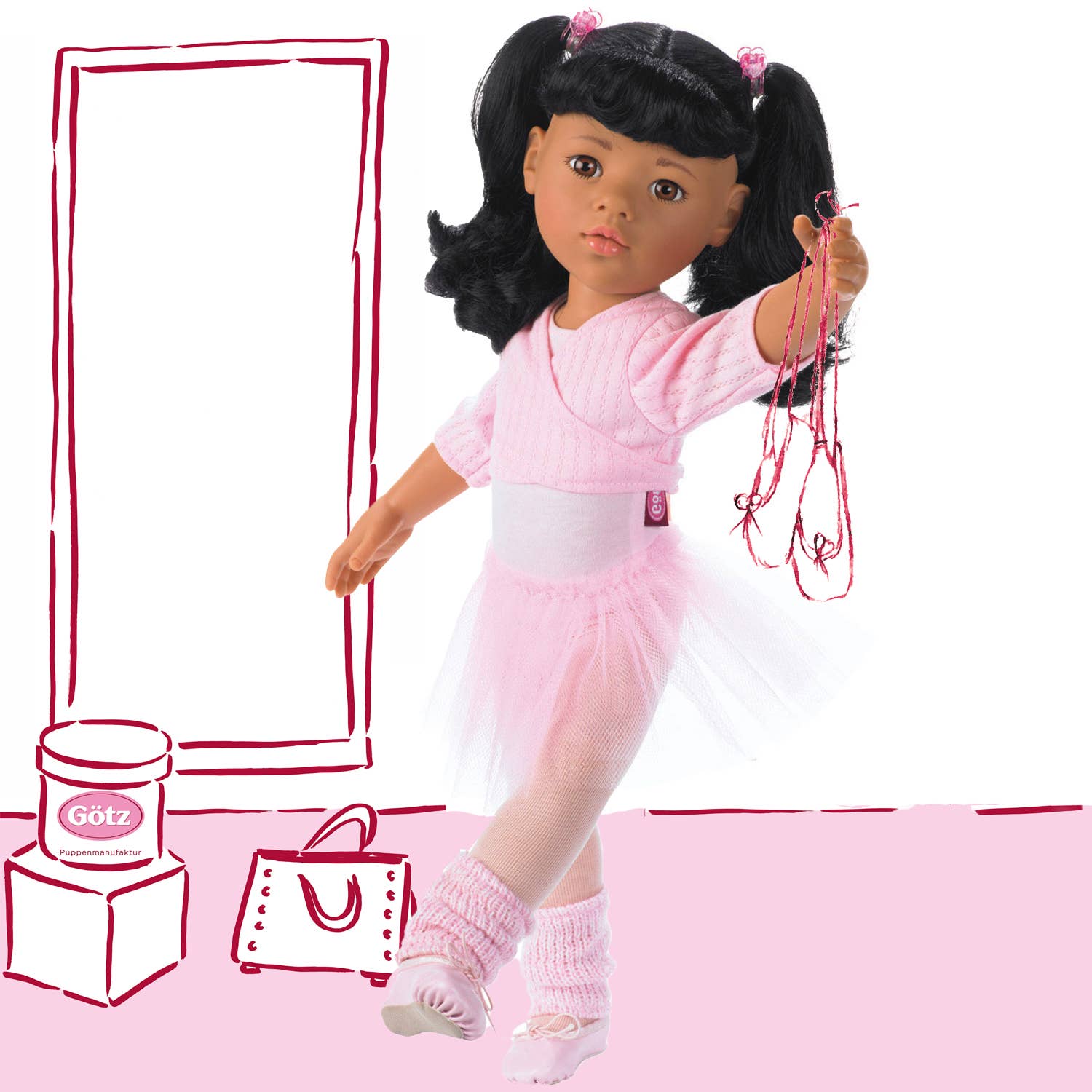 Gotz - Wholesale Doll - Kids - Gotz Hannah at The Ballet - 19.5" Asian Poseable Doll4