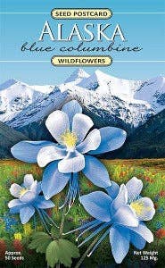 Created By Nature - Wholesale Plant Seeds - Alaska Blue Columbine Wildflower Seed Packet0
