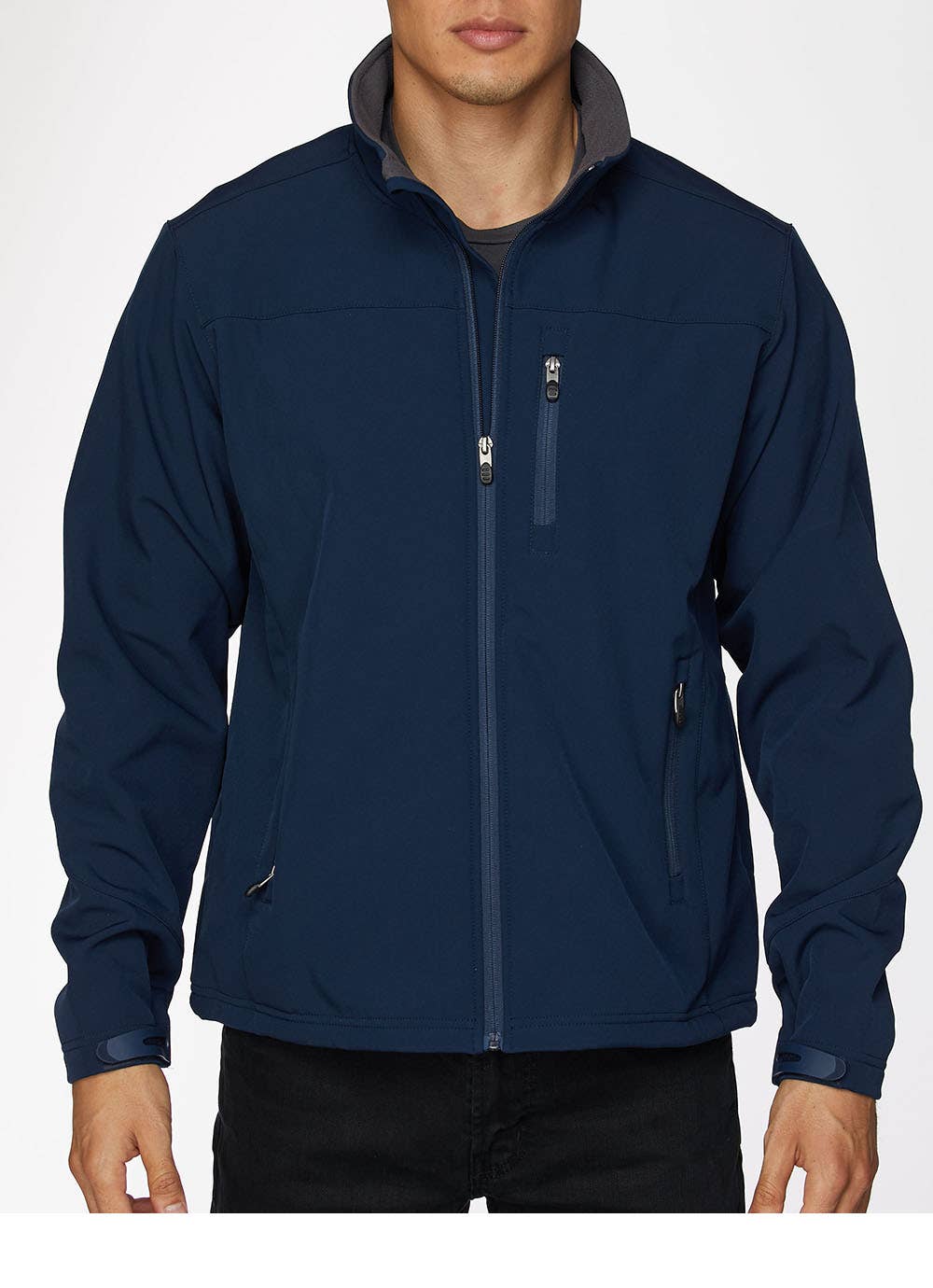 Rodeo Clothing - Wholesale Jacket - Men's - Men's high-quality soft shell bonded jacket with contrast8