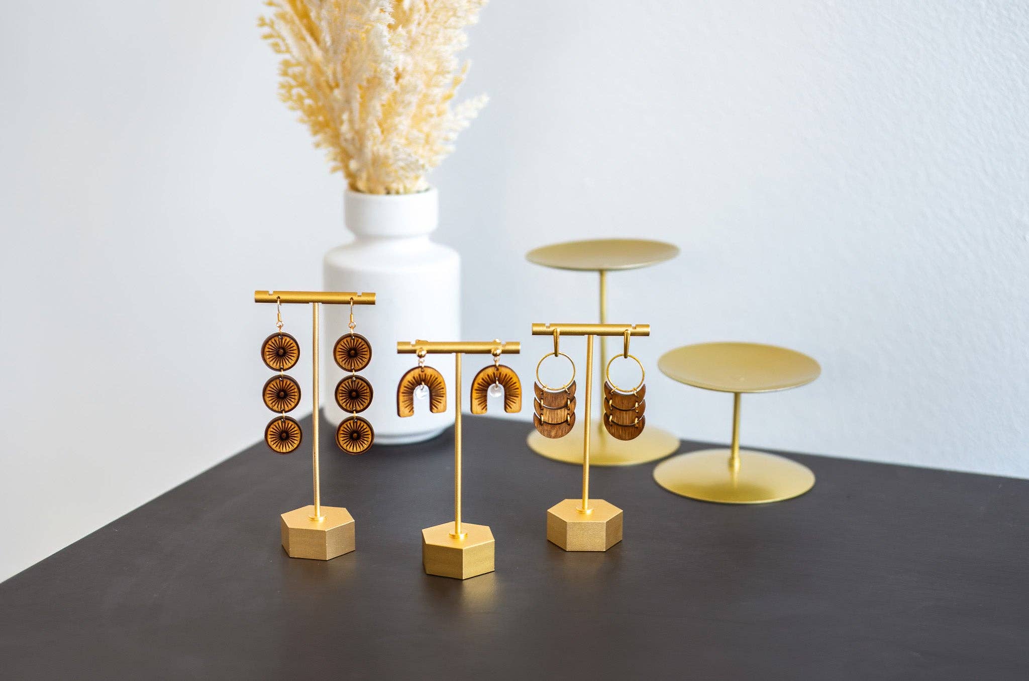 lovelevel – wholesale Dangle earrings – Celestial Wood Earrings | MOONLINK3