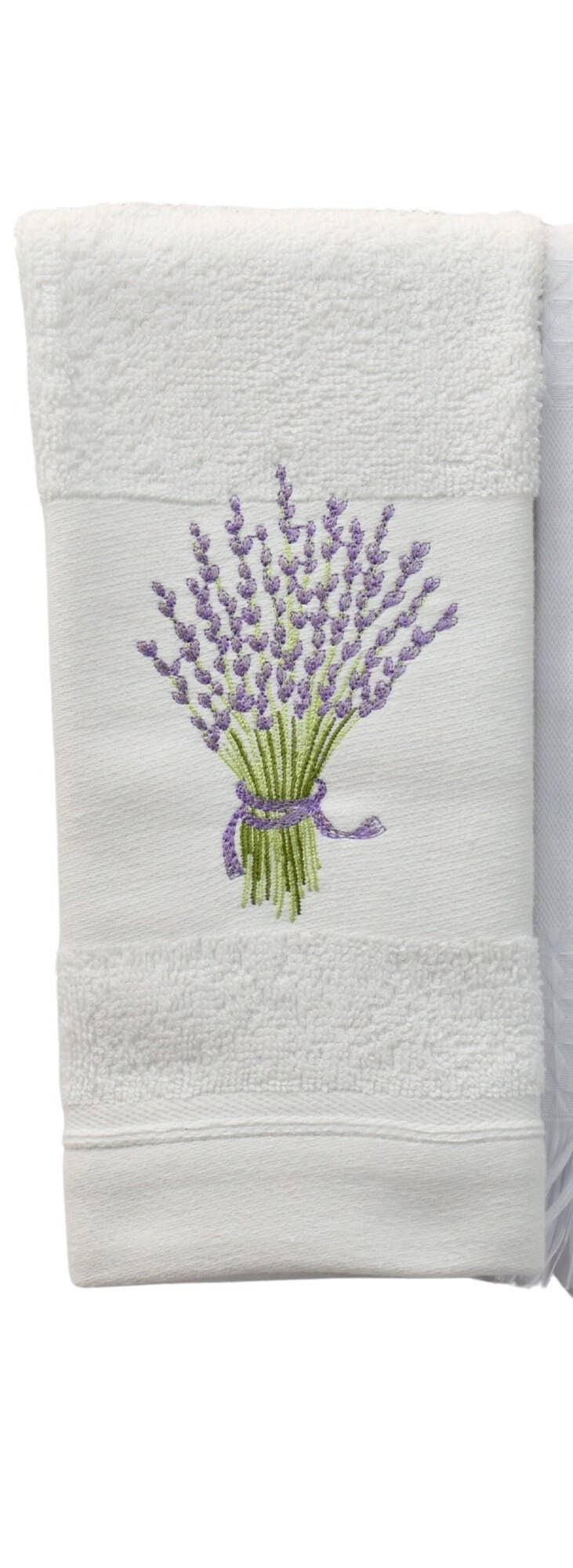 Nordlinen - Wholesale Hand Towel - Lavender Guest Fingertip Towels, Embroidered  30X50 4