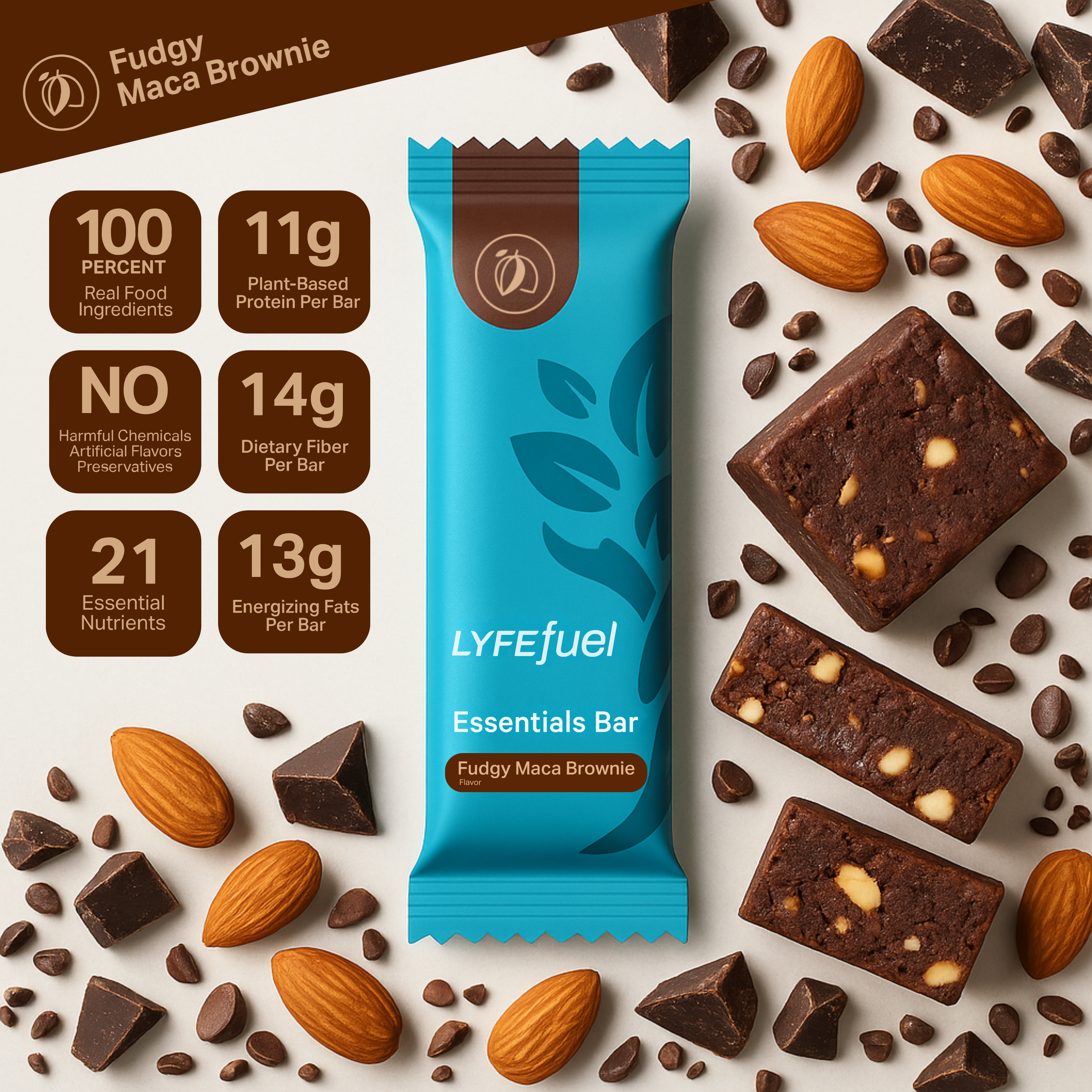 LyfeFuel - Wholesale Snack Bar - Essentials Nutrition Bar2