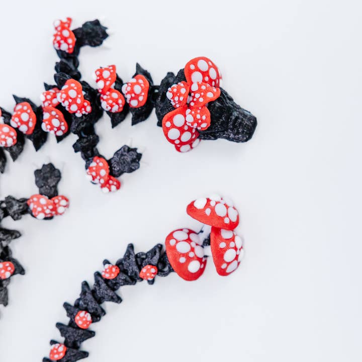 Ruby’s dragons - Venta al por mayor Figura decorativa - Dragones medianos impresos en 3D sin alas – Colores surtidos22