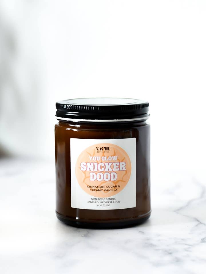 You Glow Snicker Dood Candle for wholesale by True by Katie