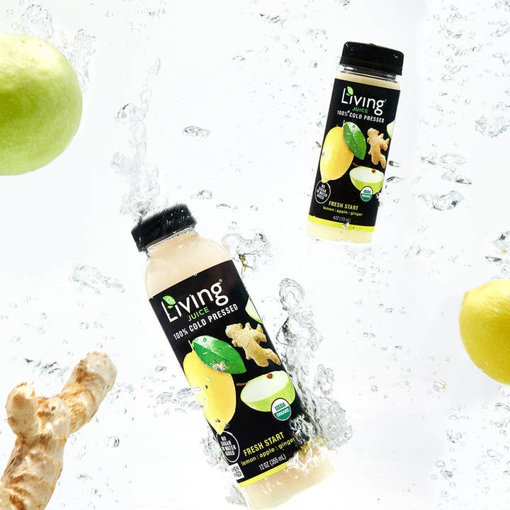 Living Juice - Wholesale Wellness Juice/Tonic - Living Juice Fresh Start - Organic 12oz Pressed Juice5