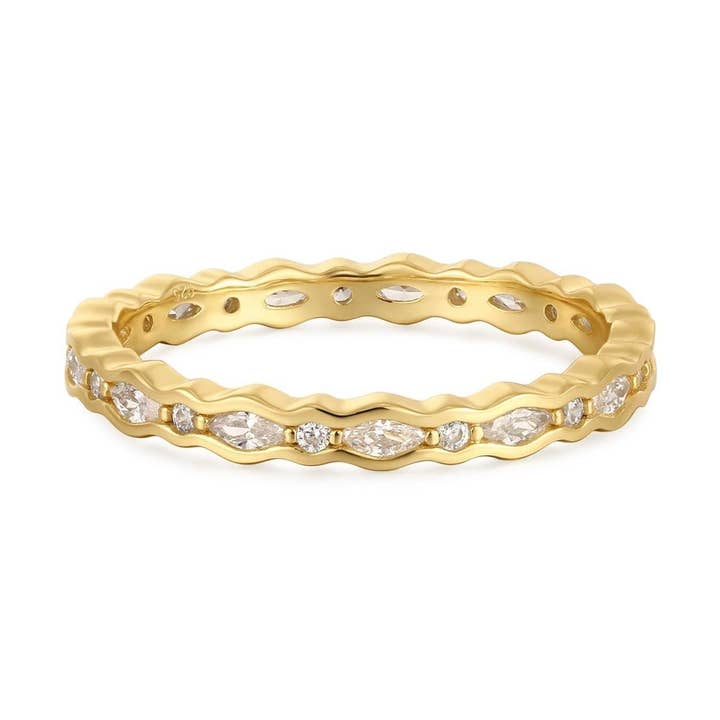 BAGUE EN PIERRE CUBIQUE MULTIFORME pour la vente par Eklexic