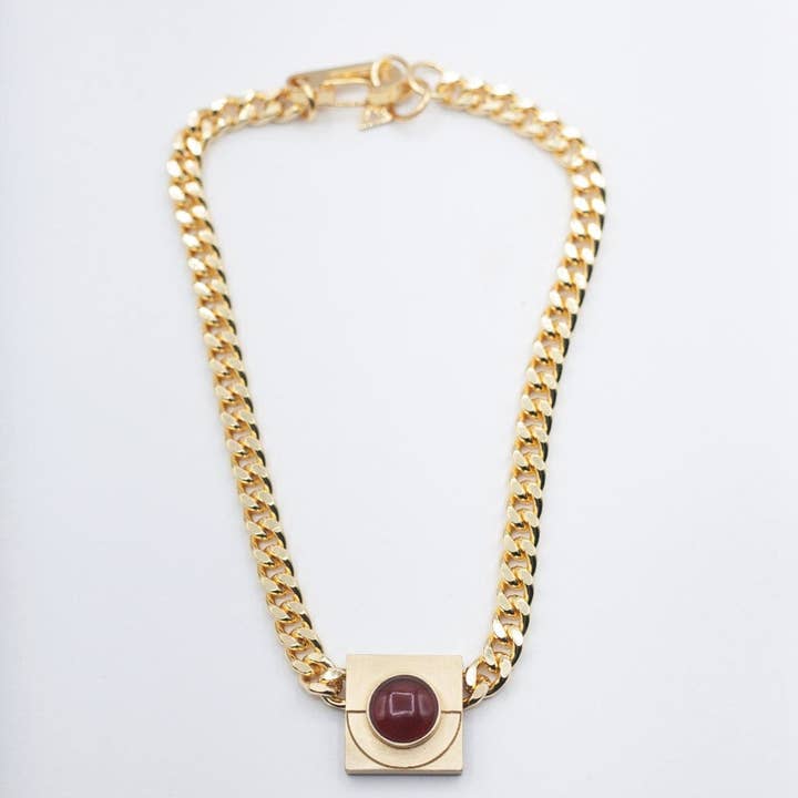 DIPHDA - Wholesale Pendant/Charm Necklace - Iconic Moon Necklace Gold | DIPHDA6