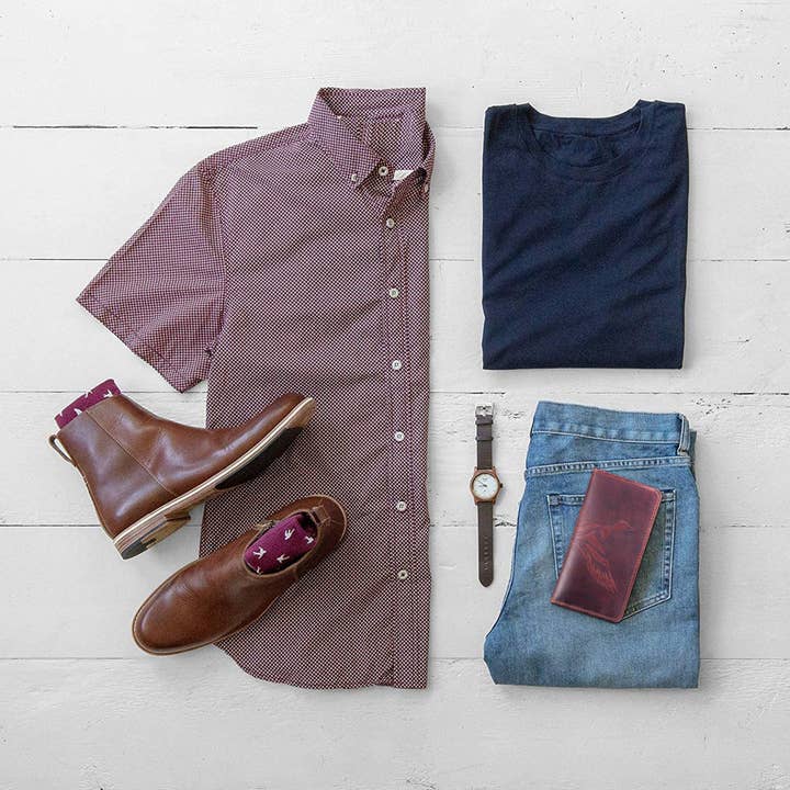 RAWHYD Leather Co. - Wholesale Wallet - Men's - Duck Leather Long Wallet for Men - Mallard Embossing2