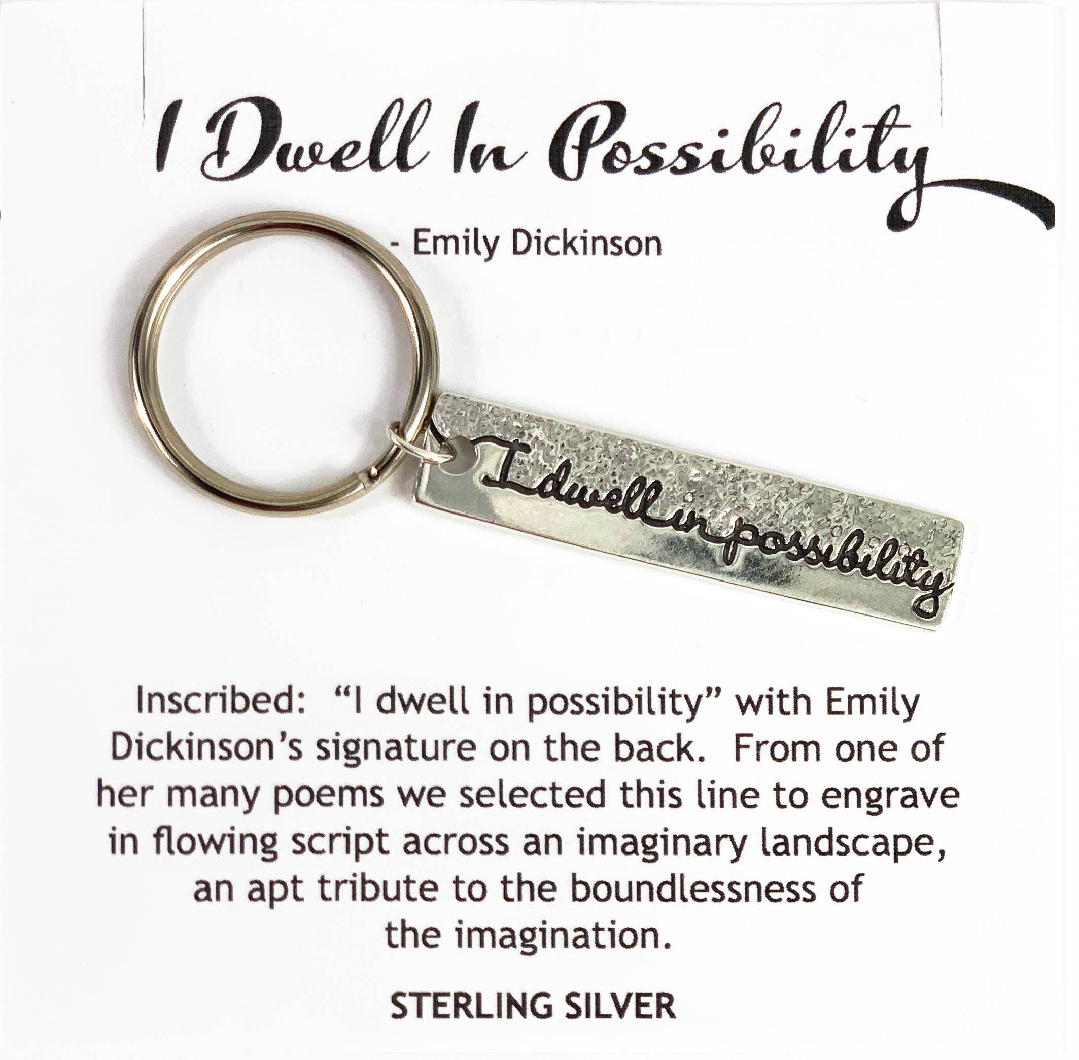 Laurel Elliott dvb New York - Wholesale Pendant/Charm Necklace - I Dwell In Possibility - Emily Dickinson3