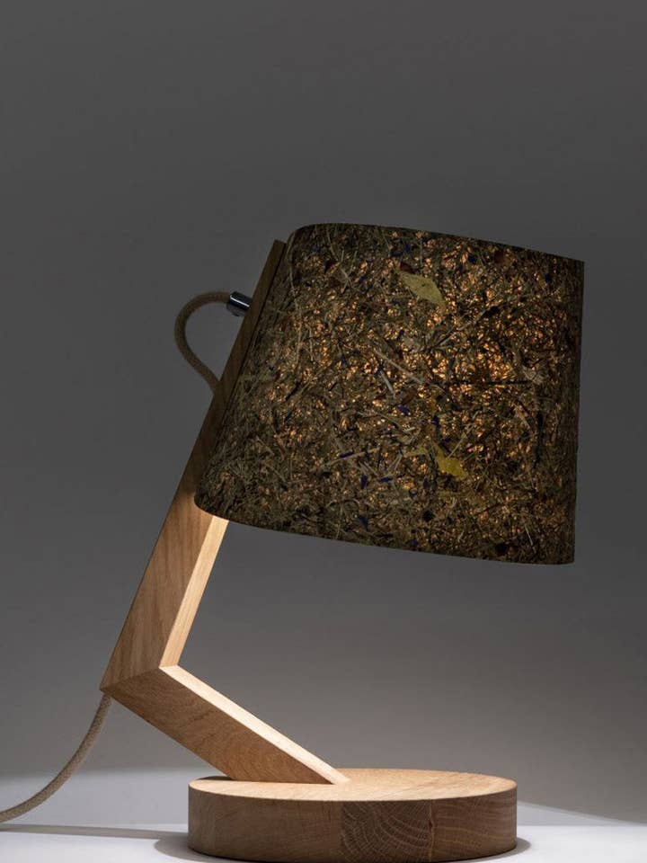 Table Lamp Oak & Hay for wholesale by Aqua-Rock