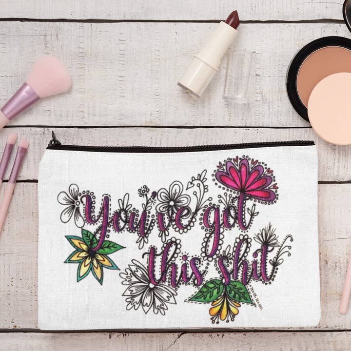 It's OK. It's ART. - Wholesale Pouch - Women's - You've Got This Shit Travel Zip Pouch0