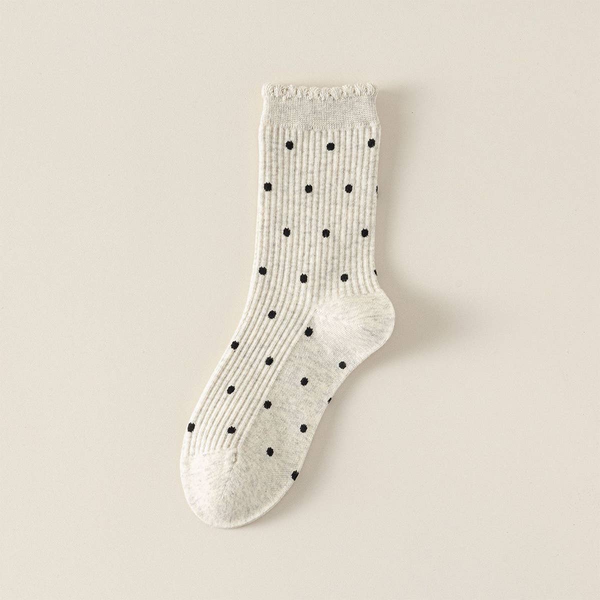 ACCITY - Wholesale Socks - Women's - Lace Polka Dot Comfort Breathable Socks_CWMS027952