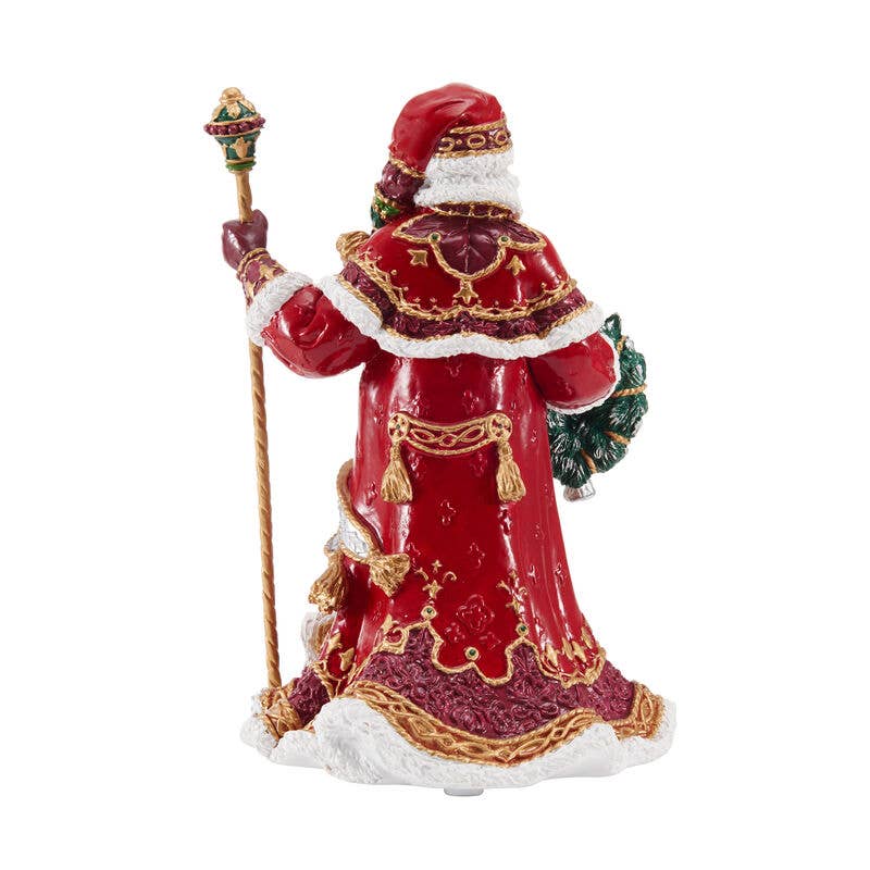 RED Fitz & Floyd Noel Holiday Santa Musical Gift Box Pkg for wholesale on Faire2