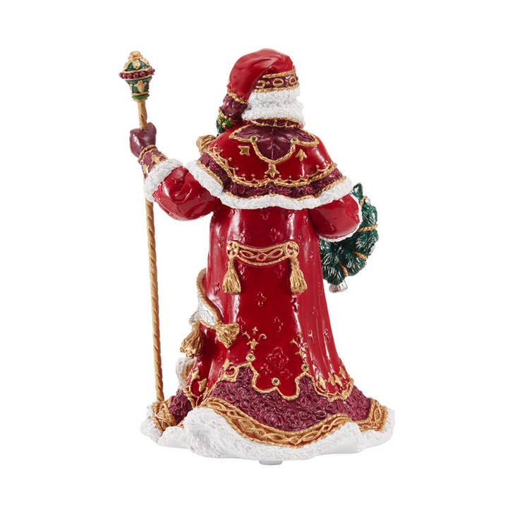 RED Fitz & Floyd Noel Holiday Santa Musical Gift Box Pkg for wholesale on Faire2