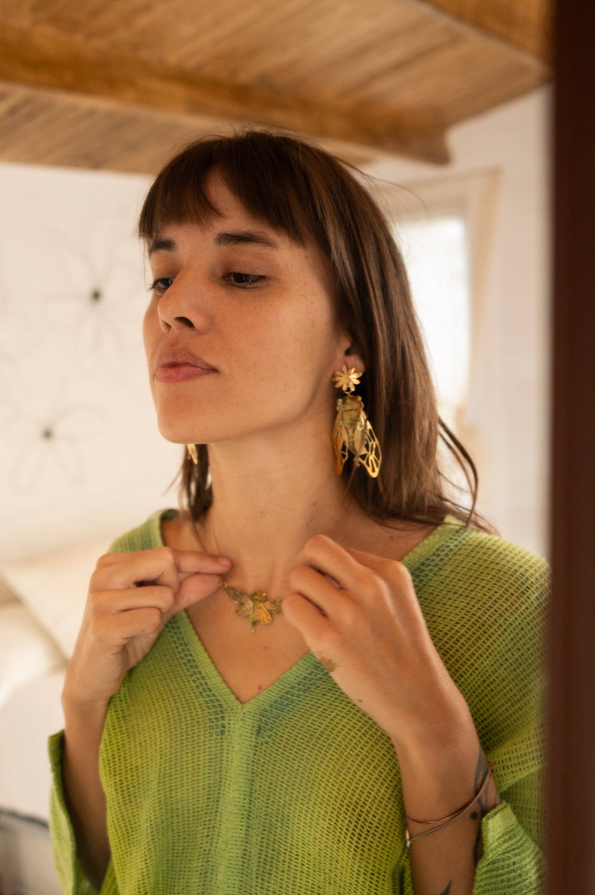 Maria rosua – wholesale Hänge-/berlockhalsband – Cikadkrage6