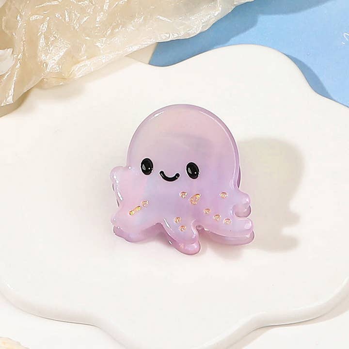 ACCITY - Wholesale Hair Clip - Women's - CUTE OCEAN STARFIS,SEA SNAIL SMALL ACETATE HAIR CLAW CLIPS1