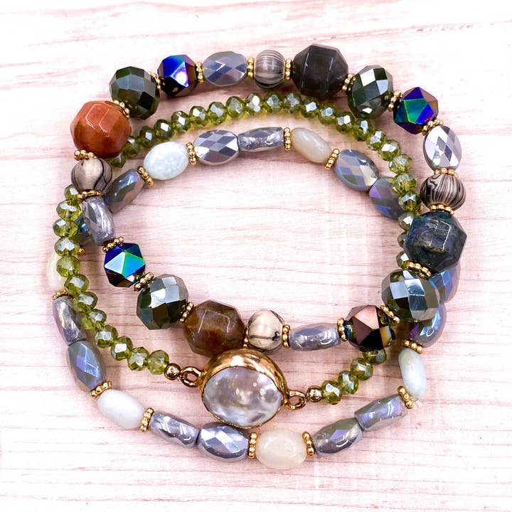 Gianna Bracelet Set for wholesale by MM Designs