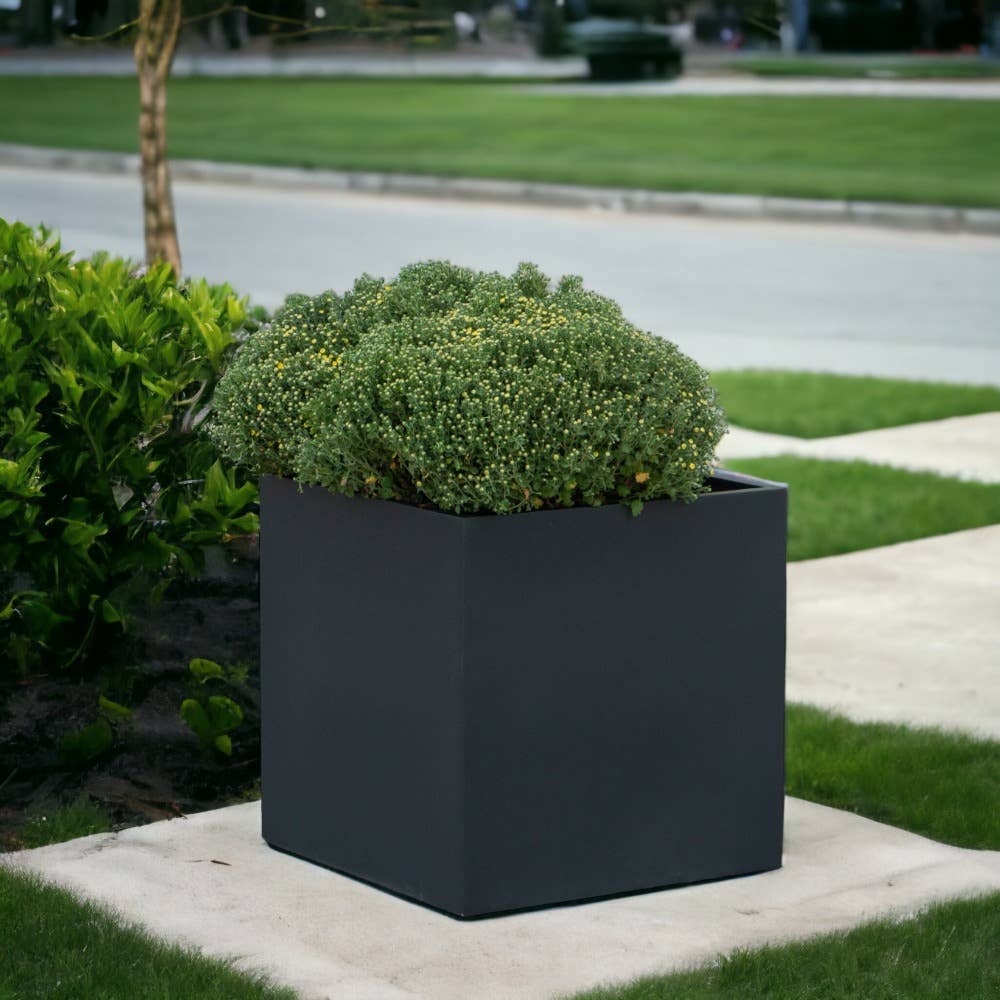Vasesource - Wholesale Planter Box - Cube XL Fiberstone Planter (CUBE24)5