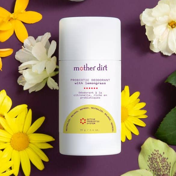 Mother Dirt - Wholesale Deodorant - Unisex - Postbiotic Deodorant with Lemongrass