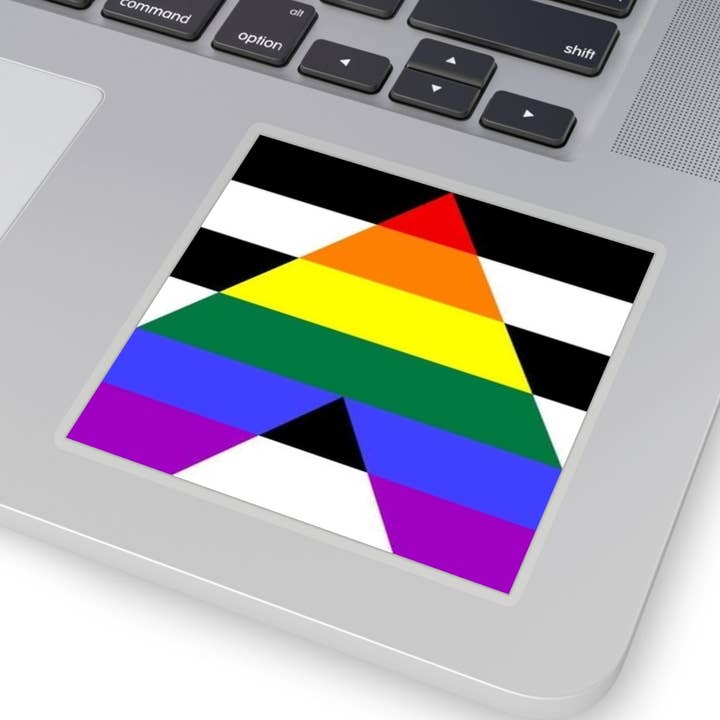 LGBTQ Pride-stickers met Ally Pride-vlag voor wholesale door Sparkle By Asha