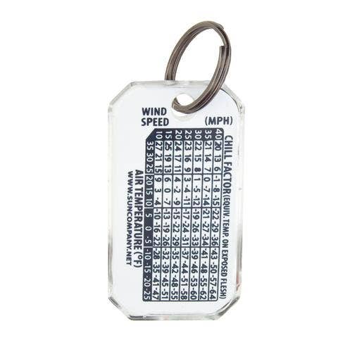 Sun Company / Big Discoveries - Wholesale Navigational Compass - Therm-o-compass - Zipper Pull Compass and Thermometer
