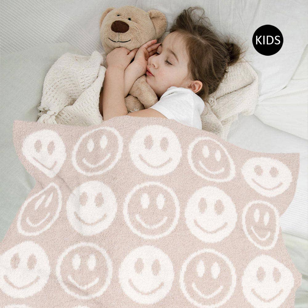 Sensibling Corp. - Wholesale Bedding Blanket - Kids & Baby - Smile Patterned Reversible Kids Throw Blanket23