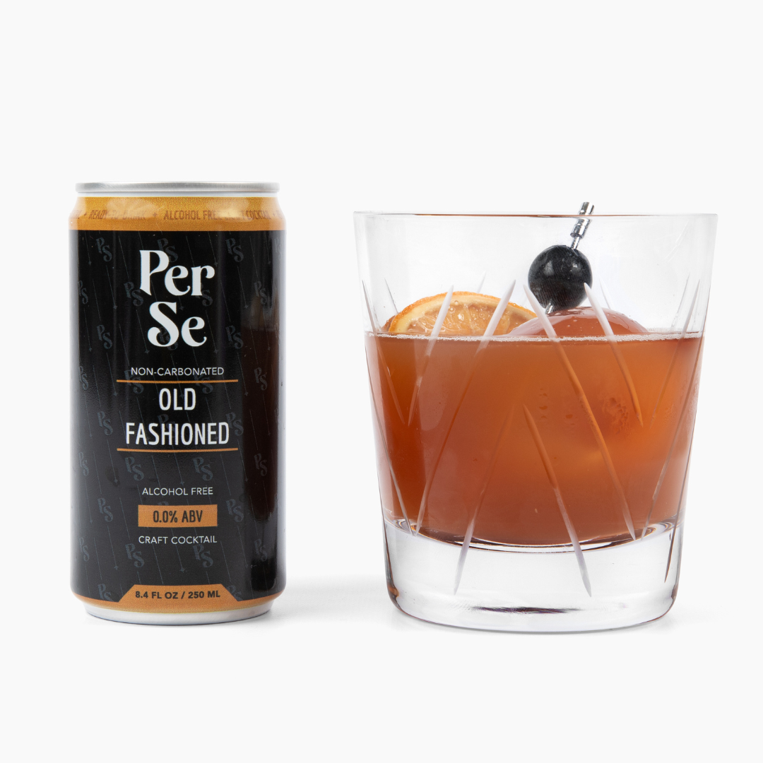 Per Se - Wholesale Non-Alcoholic Aperitif/Mocktail - Old Fashioned, Alcohol Free Craft Cocktail 4pk1