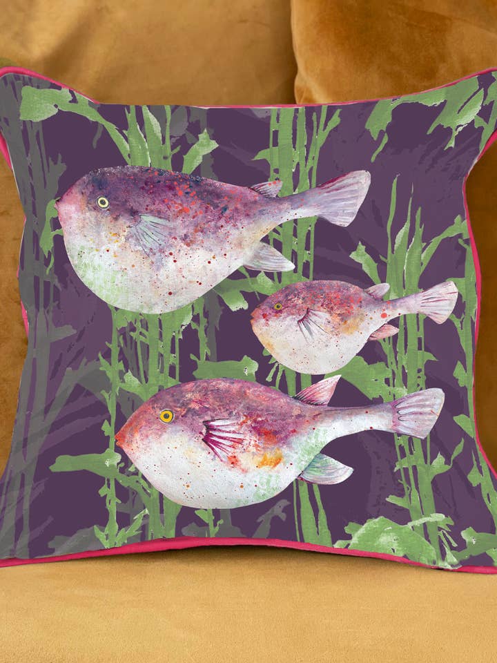 Cojín de Pez Globo (SOLO FUNDA) para venta al por mayor de Dollyhotdogs