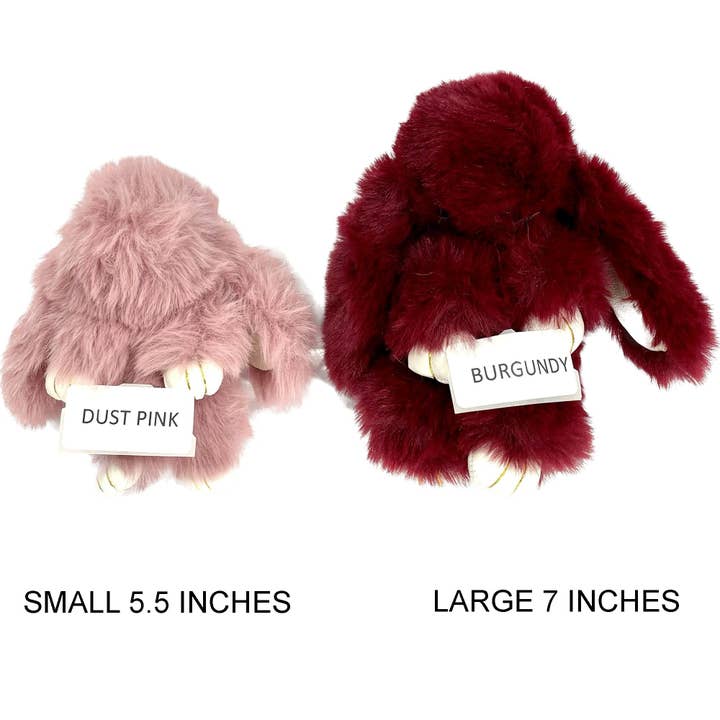 TAPA fashion - Wholesale Keychain - Women's - Large Rabbit Pom Pom Key Chain KC0225-6 (12PC)3