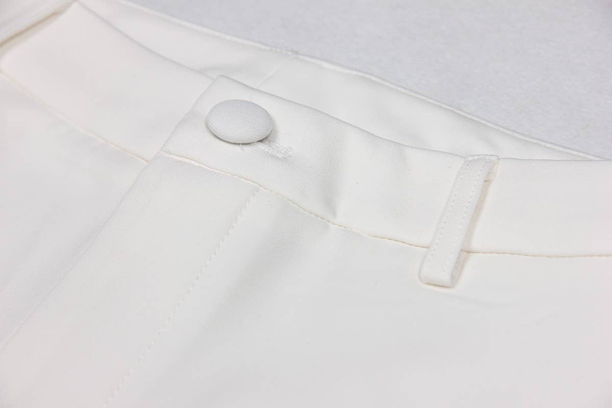 Productseeker – Engroshandel Habitter – til kvinder – SET069 Elegant strutsefjerblazer og buksesæt30