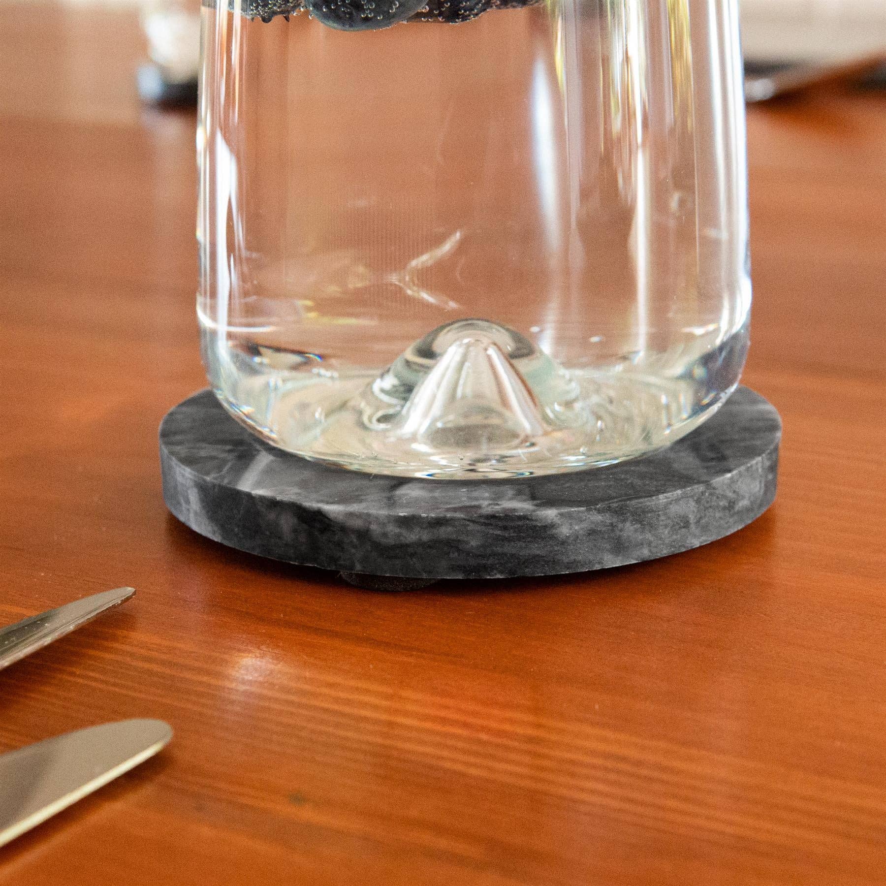 Rinkit Ltd – wholesale Coasters – Marble Round Coaster - 10cm - By Argon Tableware8