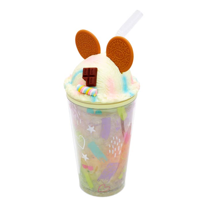 Cap Zone - Wholesale Insulated Mug/Tumbler - Cookie Ice Cream Sundae Frosty Tumbler Cup
