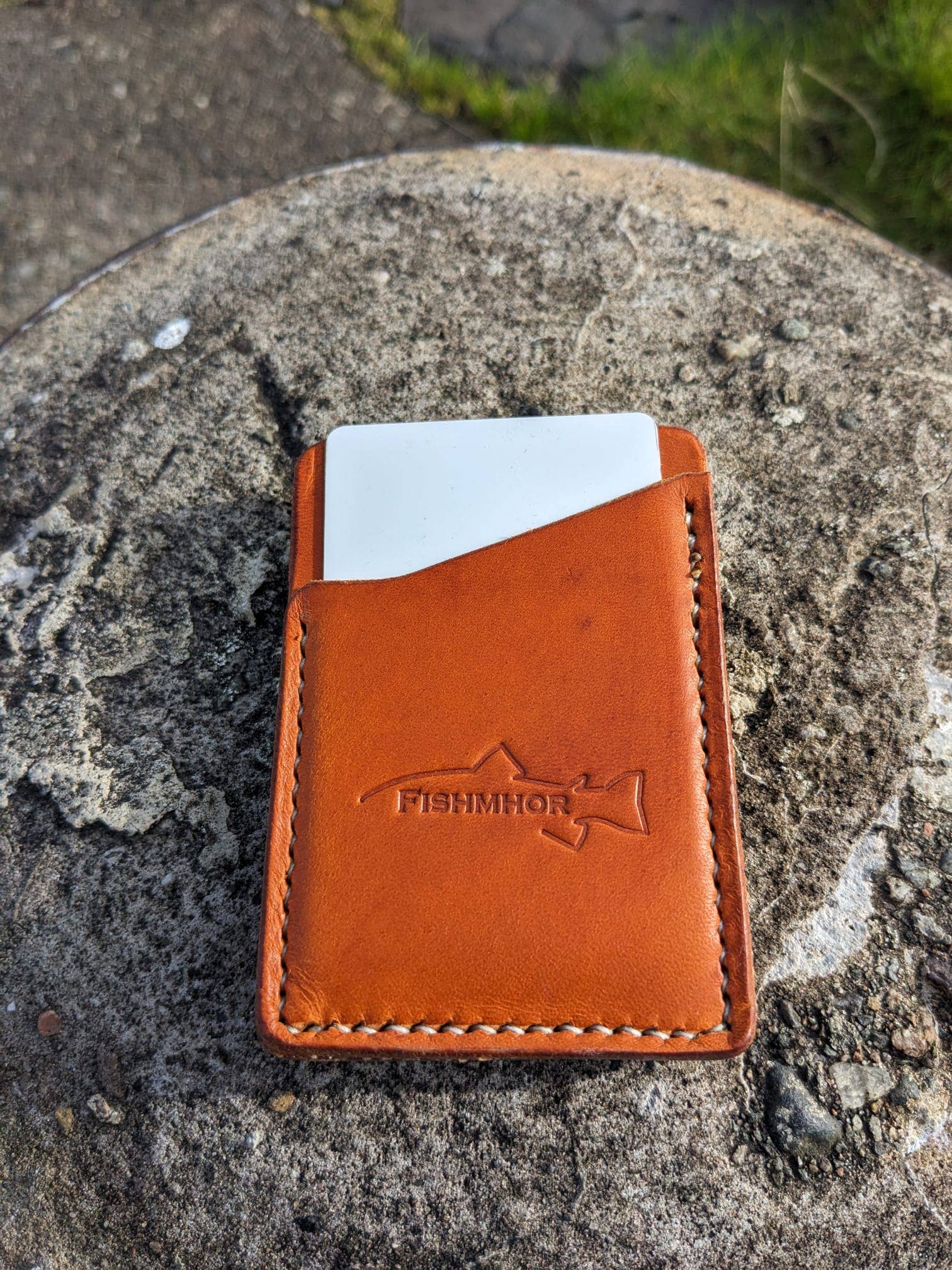 J Boult Designs – wholesale Wallet - Men’s – Sea fishing mackerel leather card wallet2