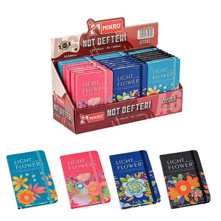 A6-07 Lined Notebook With Stand (24-pack) for wholesale by BlackSun