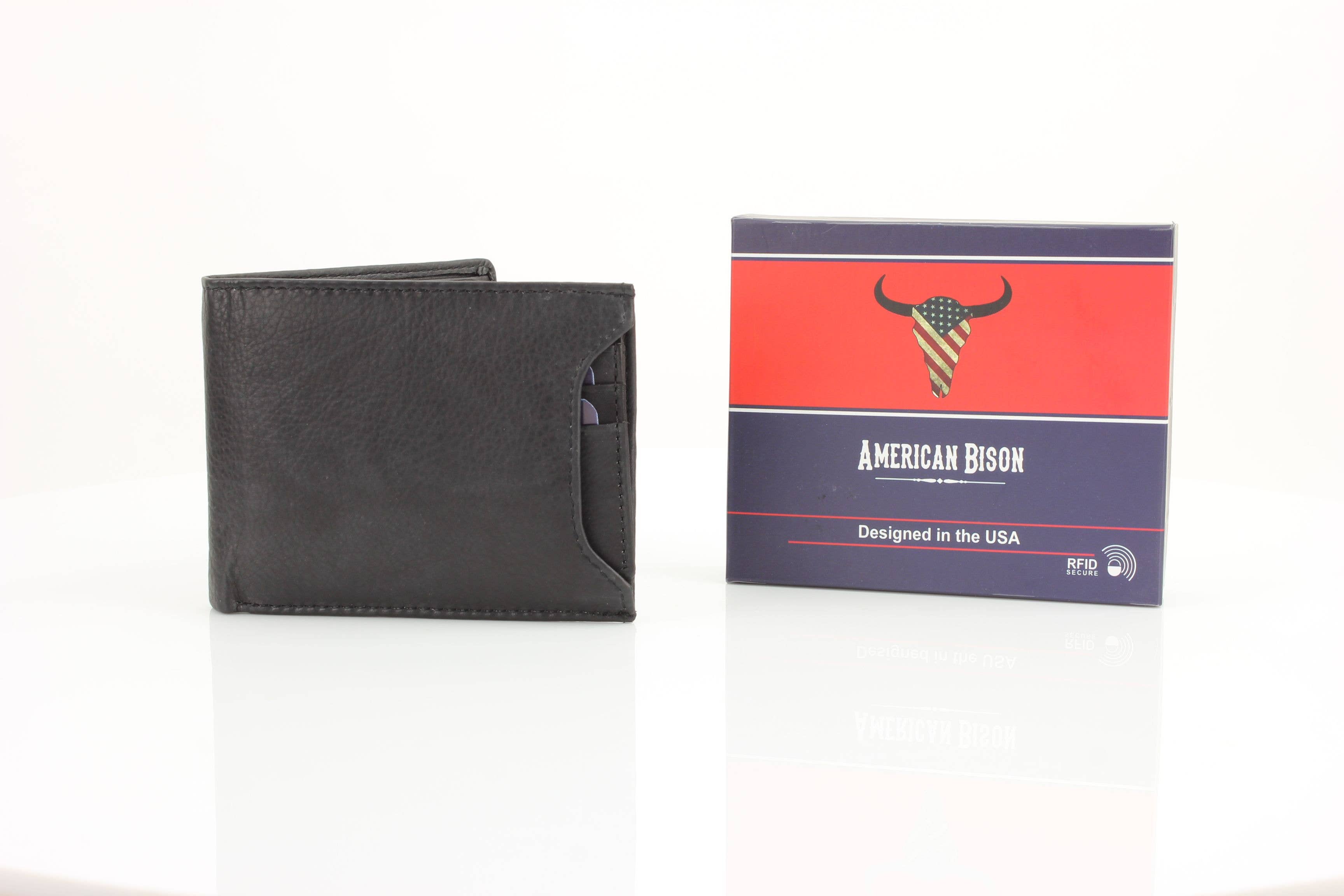 Leather Impressions Inc - Wholesale Wallet - Men's - Bifold Wallet w/ Removable Card Sleeve 1572514