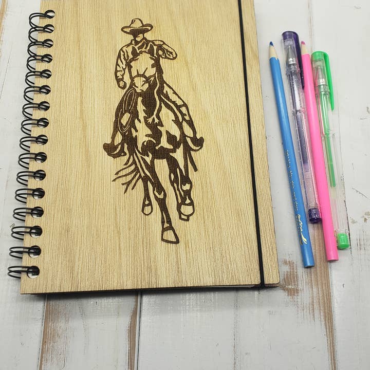 Riding Cowboy Mini Sketchbook for wholesale by Genesis 3D