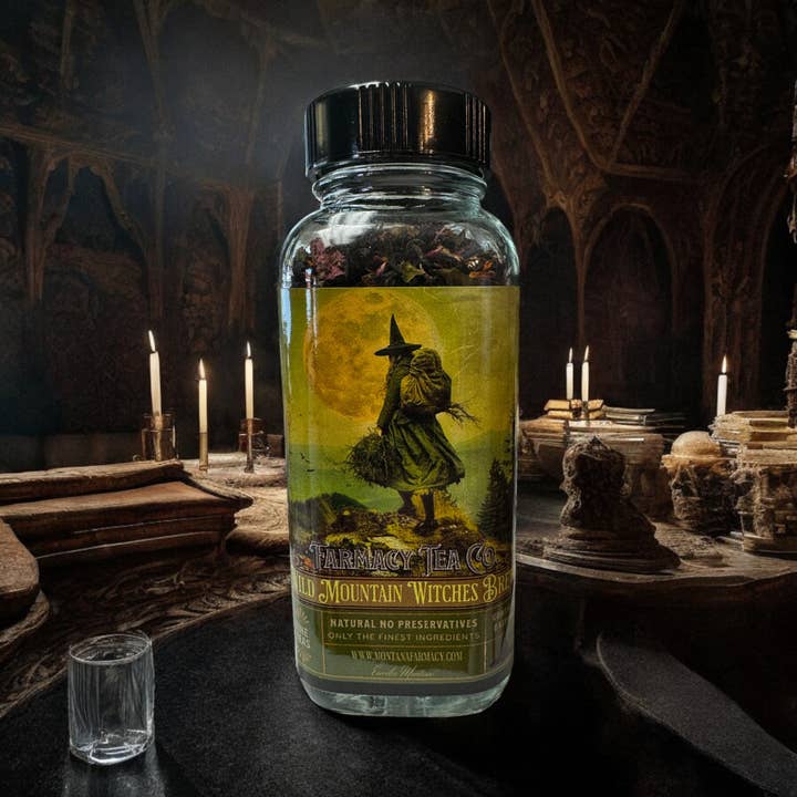Montana Farmacy - Wholesale Loose Tea - Wild Mountain Witch Witches Brew Tea Dark Academia Cottage