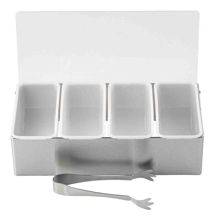 TableCraft Products Company - Wholesale Bar Tool - Bar Caddy, Includes: Holder, (4) Inserts & Tongs1