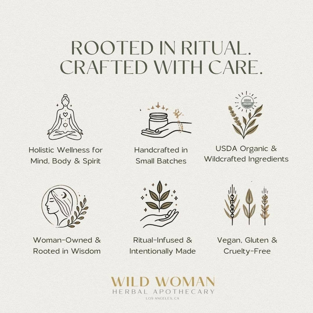Wild Woman Herbal Apothecary – Engroshandel Tinktur – Dyb Søvn | Søvnløshed, Stress, Angst, Udmattelse Støtte8