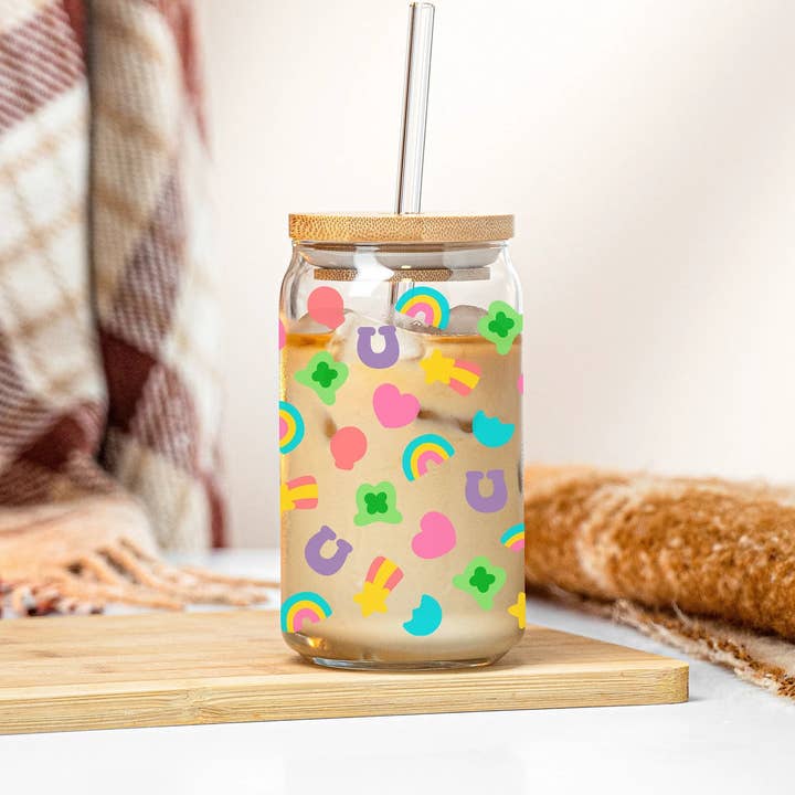 Emma and G Designs - Wholesale Drinking Glass/Cup - Lucky Charmed Beer Can Glass | GLASS ONLY3