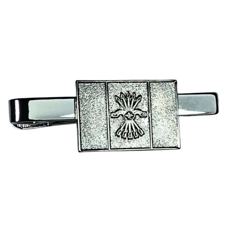 Pince à cravate couleur argent - Phalangisme (foi des Jons) - Espagne pour la vente par Astur Pins