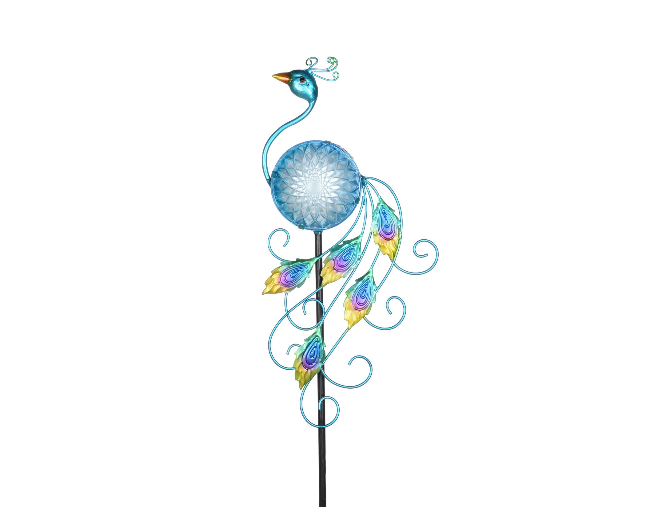 Christmas Tradition - Wholesale Garden/Lawn Stake - 40" Blue Peacock Garden Stake0