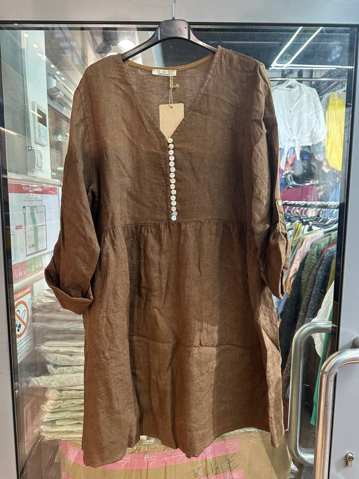 LÉA & LUC - Vendita all'ingrosso Vestito - Donna - Abiti in 100% lino RIF. 11393