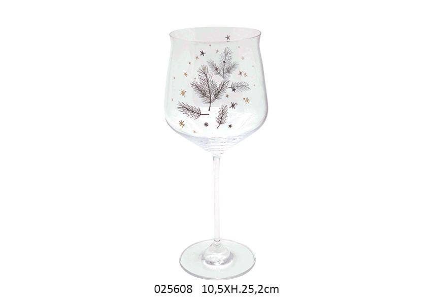 Faye - Wholesale Drinking Glass/Cup - Stem Glass Branches 'Wine' 10.5 X H. 25.2 cm0