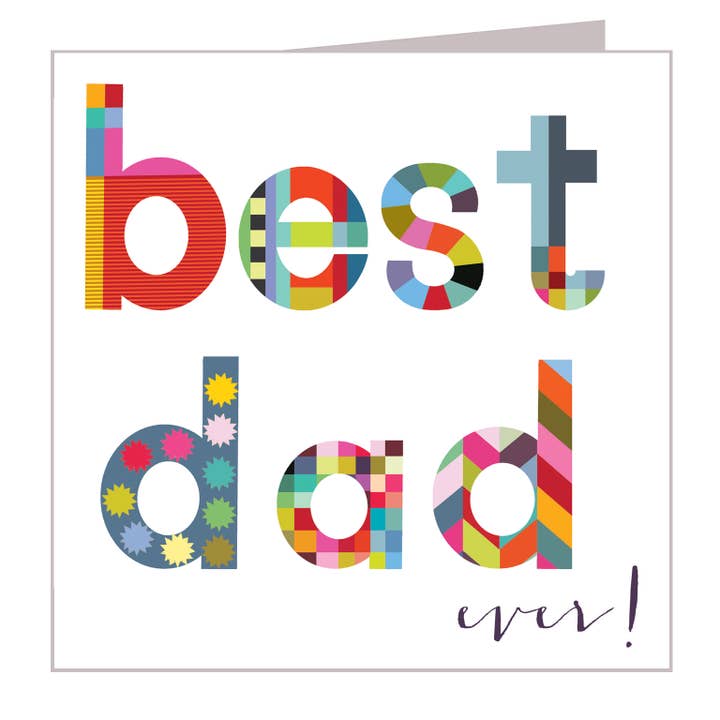 Kali Stileman Publishing - Venta al por mayor Tarjetas del Día del Padre - Tarjeta WD12 Glossy Best Dad