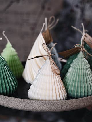 Christbaum Kerze aus Soja und Rapswachs für den Großhandel von Nature Lover