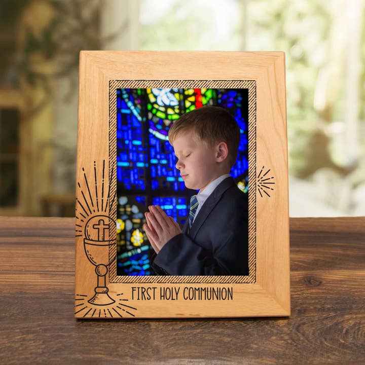 Firefly Wishes - Wholesale Picture Frame - First Holy Communion Wood Picture Frame - Radiant Eucharist7