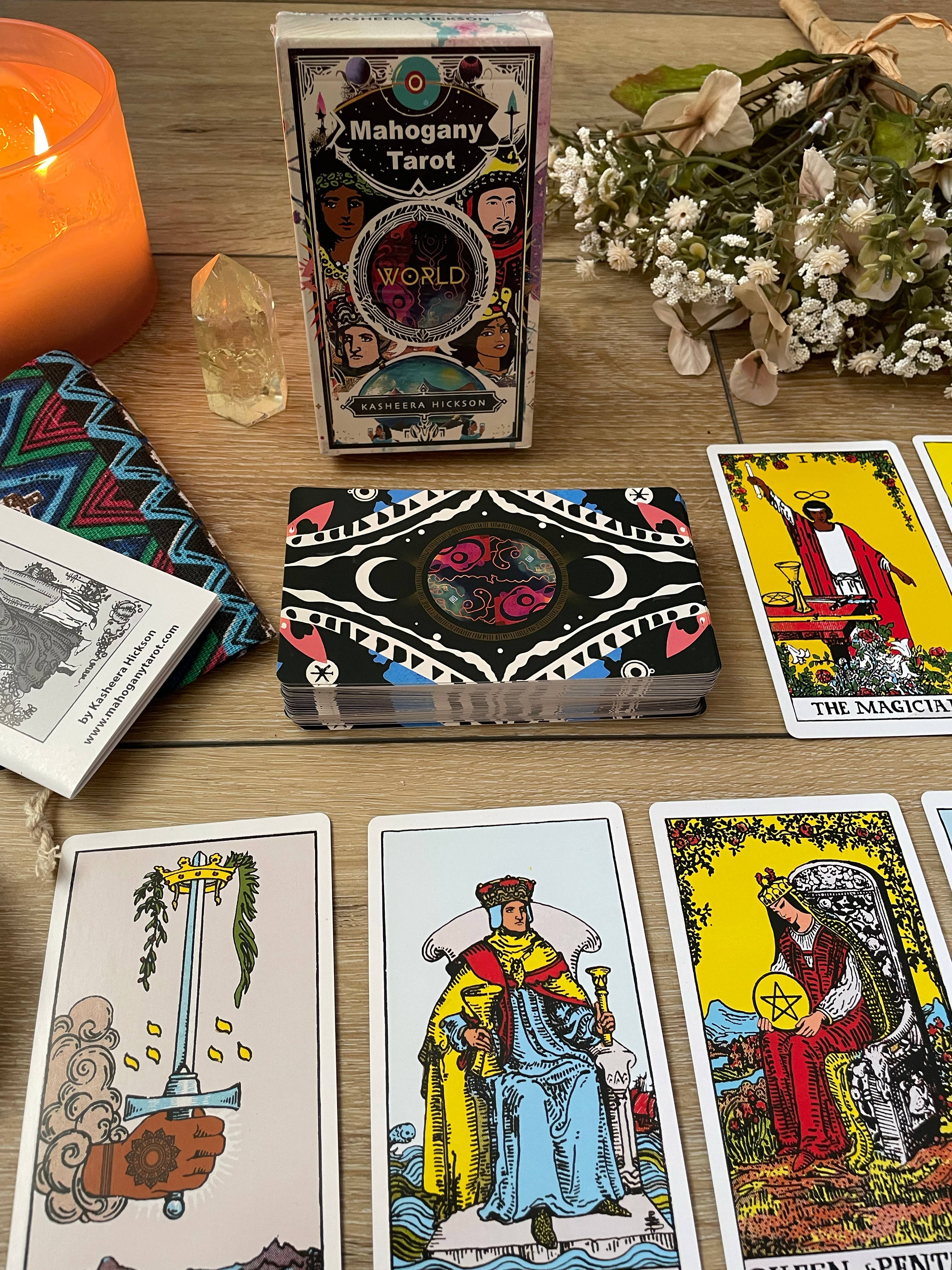 Wholesale Mahogany Tarot WORLD EDITION | Classic Tarot Deck for