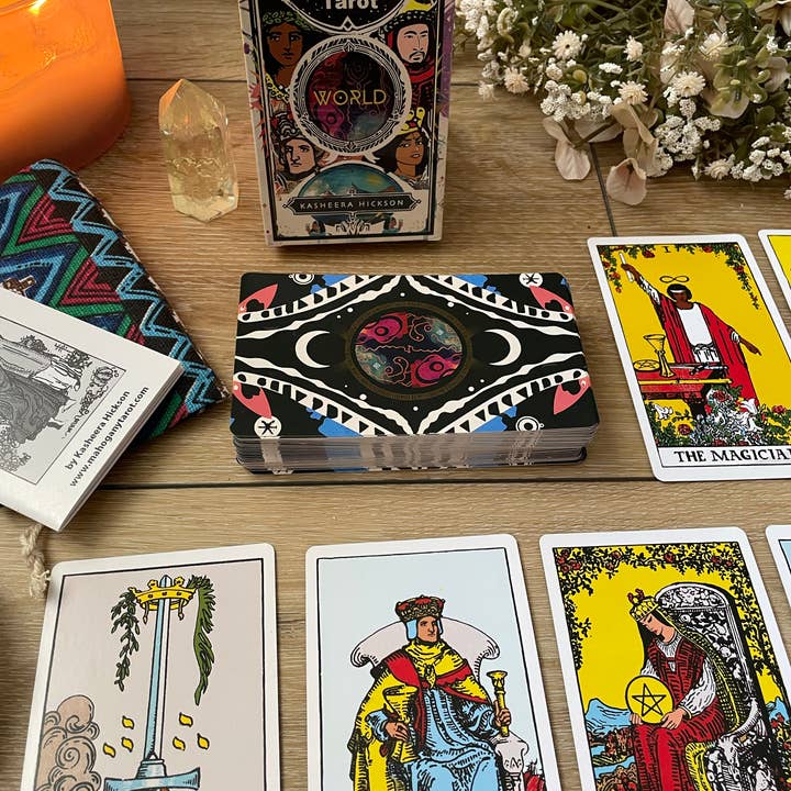 Mahogany Tarot - Vendita all'ingrosso Carta dei tarocchi/oracolo - Mahogany Tarot WORLD EDITION | Mazzo di tarocchi classico1