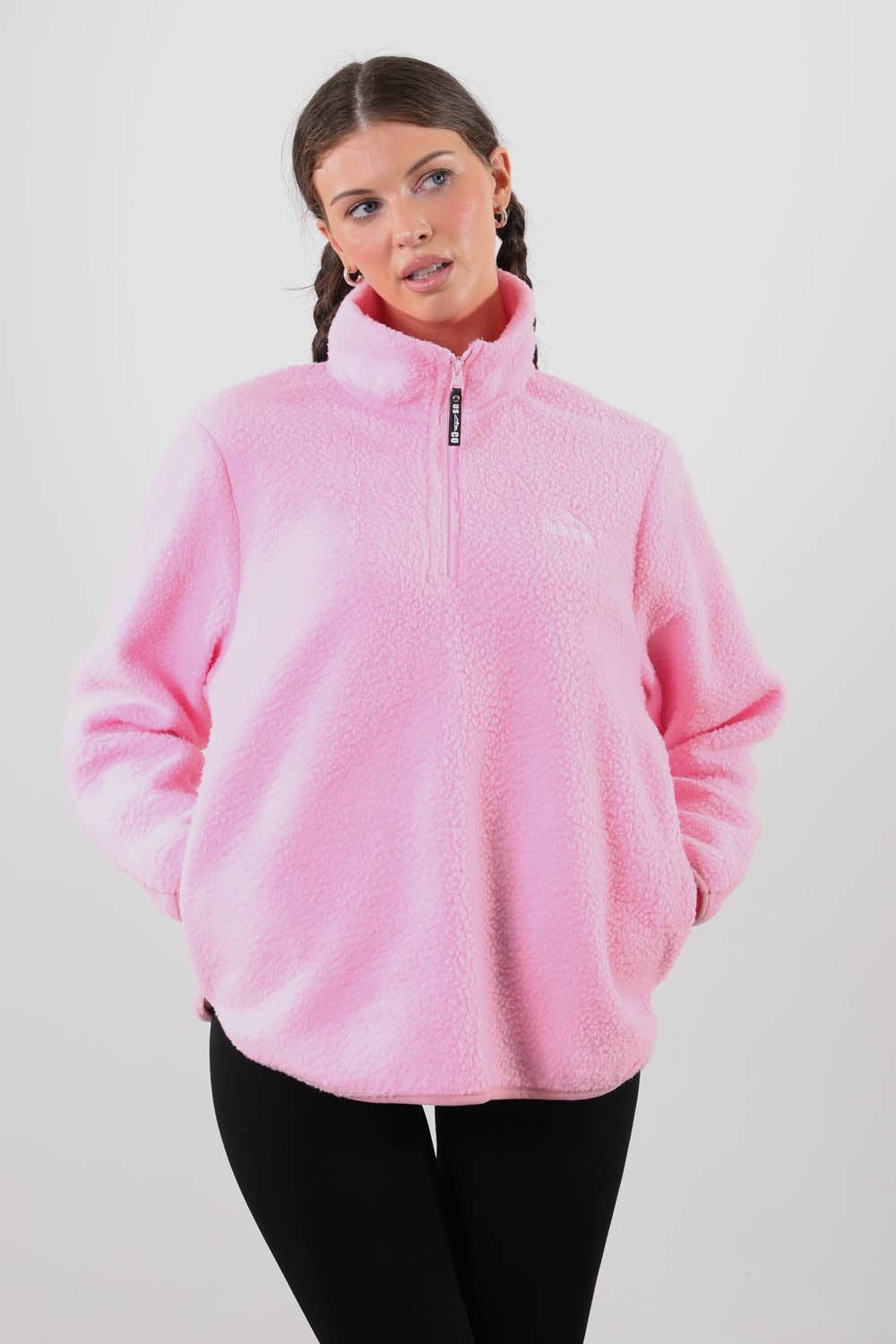 Rosa Chroma-fleece i babyrosa för wholesale på Faire4